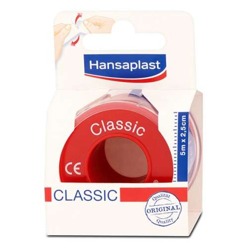 Ragtapasz HANSAPLAST tekercses classic 5 m x 2,5 cm Pepita.hu