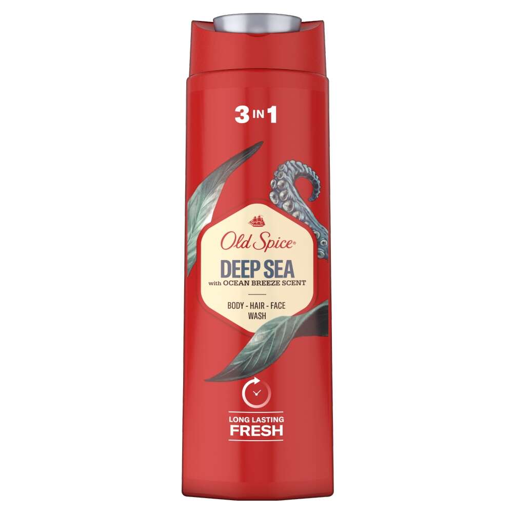 Old Spice Deep Sea 3in1 férfi Tusfürdő és Sampon 400ml
