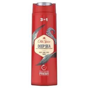 Old Spice Deep Sea 3 in 1 Body Wash, Hair Wash, and Face Wash with Ocean Breeze Scent, 400ml - Old Spice