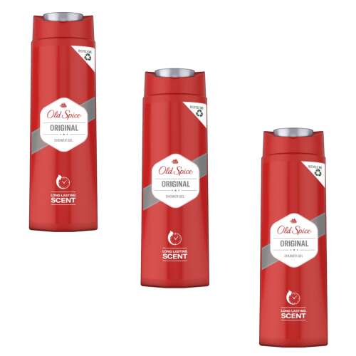 Old Spice Original Tusfürdő 3 db-os csomag, 3 x 400ml, tartós illat
