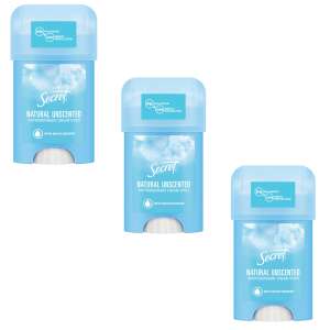 Secret Natural fragrance-free female antiperspirant cream stick 3x40ml 50038182 - Dezodor