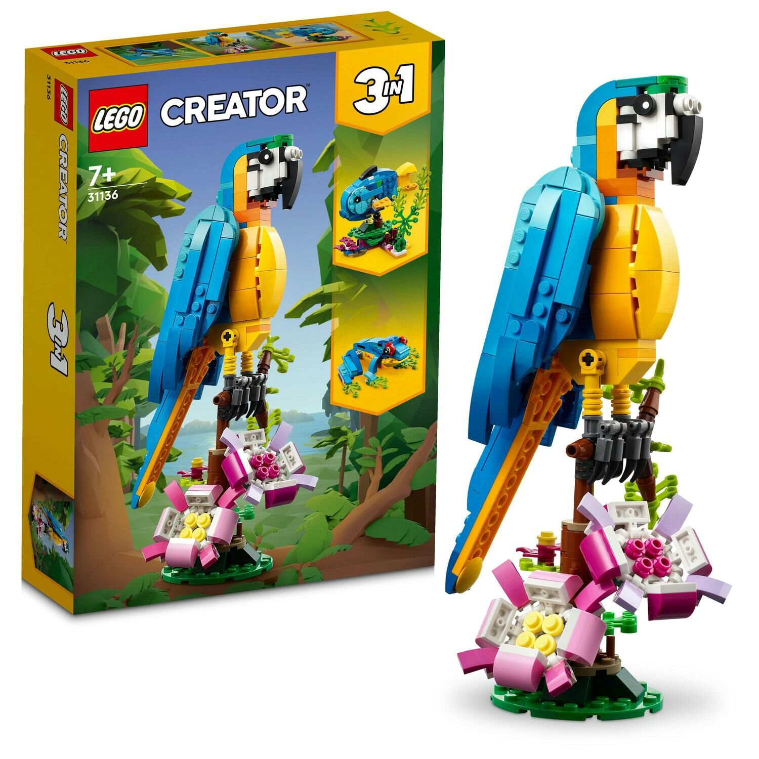 E-shop LEGO® LEGO Creator Exotický papagáj 31136
