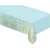 Hellblaue Tischdecke mit goldenen Punkten, 137x183cm, Marke Beauty & Charm