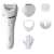 Philips epilator series 8000, wet and dry, with accessories, white