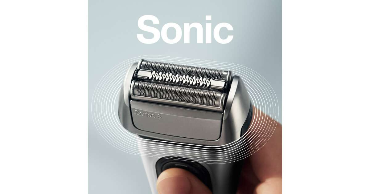 Braun Series 8 8417S Cutting head shaver with perforation Black, Silver