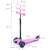 Kidwell Uno purple 3-wheel scooter dimensions