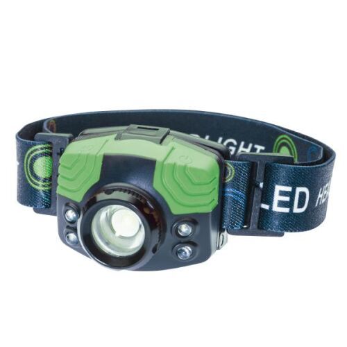 Jaxon XPG LED Fejlámpa - 400 Lumen, Zöld és Fekete