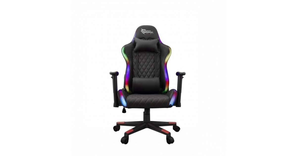White Shark Thunderbolt RGB Gaming Chair Black Pepita.hu