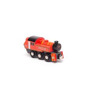 Piros gőzmozdony - fa vonat - Ivatt Engine - BJT493 50092987 Bigjigs