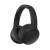 Panasonic RB-M300BE-K Bluetooth headphones, black, angled view