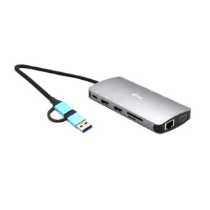 i-tec CANANOTDOCKPD Docking Station Wired USB 3.2 Gen 1 Type-A + Type-C Silver 141345747 - Laptop accessory