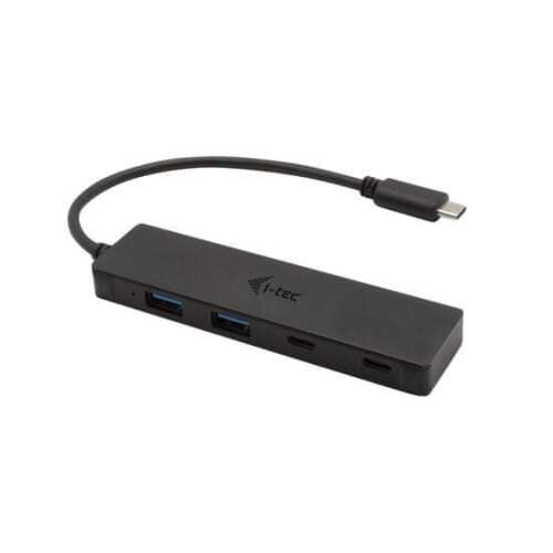 i-tec Metal C31HUBMETAL2A2C USB Hub 3.2 Gen 1 Type-C 5000 Mbit/s Black USB Hub