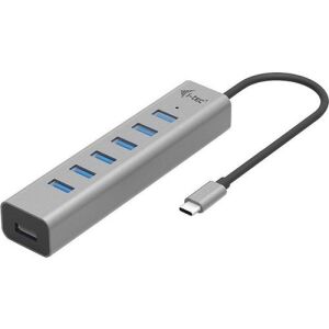 i-tec USB-C/USB-A Charging Metal HUB 7 Port 141886556 - Koncentrator USB