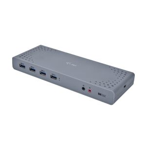 i-tec CADUAL4KDOCK докинг станция USB 3.2 Gen 1 Type-C Черен, Тюркоаз 133919154 - I-Tec