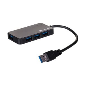Hub USB Natec Moth 4xUSB 3.0 czarny 133838556 - Koncentrator USB
