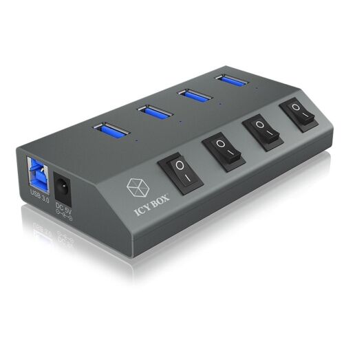HUB USB Icy Box 4x USB-A 3.0 (IB-HUB1405) 134126840