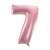 Pink Number 7 Foil Balloon 92cm