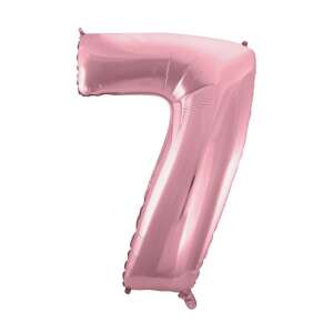 Light Pink Number 7 Foil Balloon, 92 cm - Godan Balloon