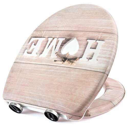 SmileHOME by Pepita duroplaszt WC ülőke lassan záródó fedéllel - Home #barna