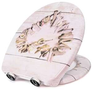 SmileHOME by Pepita termosetové WC sedadlo s pomaly sa zatvárajúcim vekom - Mušle #beige