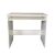 Ivett white writing desk with keyboard tray