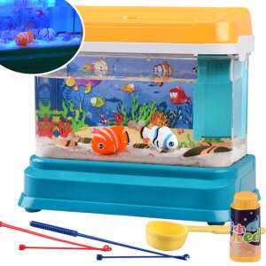 Interaktív akvárium mágneses halakkal, Kék 50249599 Interaktív gyerek játékok - Unisex