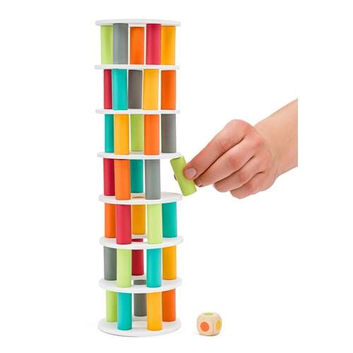 Egyensúlyozó fa játék  - Pisai torony - jenga  - 91354