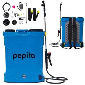 Pepita 18L акумулаторен гръбначен пръскач с аксесоари, преден и заден изглед