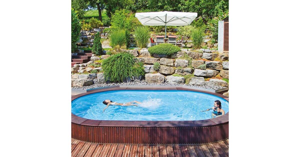 TIERRA PANEL POOL 6,0 x 3,0 x 1,5 m modulpaneles, süllyesztett víztükrű