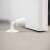 White door stop and holder with adhesive base