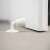 White door stop and holder with adhesive base