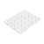 30 pack clear self-adhesive door stops, 8mm