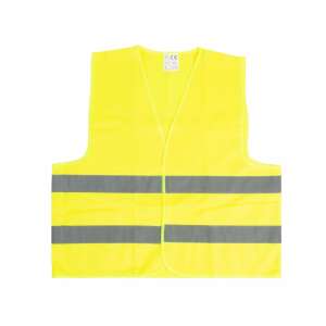 Yellow safety vest with reflective stripes - Work Safety