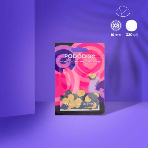 Staleks Pro Pododisc eldobható reszelők, 10mm, 320-as szemcseméret, XS