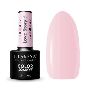 Claresa Love Story 3 Gel Polish, Rosa, 5g, UV/LED - Gel-Lack
