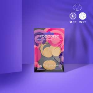 Staleks Pododisc csiszolókorongok, 25mm, 80-as szemcseméret, professzionális pedikűrhöz - Műköröm csiszológép kiegészítő