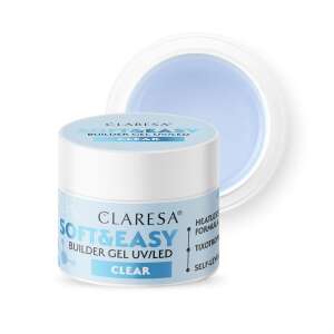 Claresa Soft&Easy Átlátszó Építőzselé UV/LED - 45g