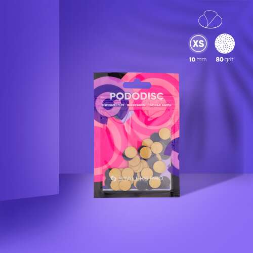 Staleks Pododisc Csiszolókorong - XS (10 mm) - 80 Grit