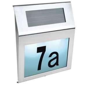 Iso Trade Solárna tabuľka s číslom domu #silver