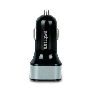 Astrum CC340 4.8A 2USB autós töltő, ezüst - Autós töltő