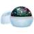 Blue star and ocean projector night light with rotating dome, projects stars and ocean scene on ceiling and walls