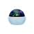 Blue star and ocean projector night light with rotating dome, projects stars and ocean scene on ceiling and walls