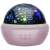 Pink star projector night light with rotating dome, projects underwater world onto ceiling