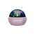 Pink star projector night light with rotating dome, projects underwater world onto ceiling
