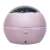 Pink star projector night light with rotating dome, back view showing power port