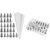 Ruhhy Piping Tips Set: Cake Decorating Supplies