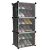 Iso Trade 6-shelf shoe organizer filled with shoes