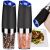 Ruhhy electric salt and pepper grinder set with LED light in use