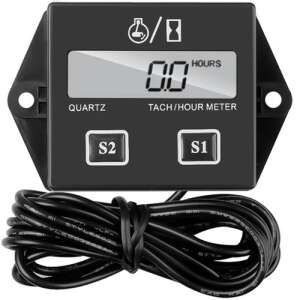 Xtrobb digital tach hour meter for motorcycles, lawnmowers, ATVs, generators, scooters and more - OEM