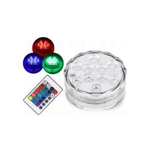 RGB LED Poollicht mit Fernbedienung, 10 LEDs, wasserdicht, 16 Modi - Poolbeleuchtung & Wasserfälle